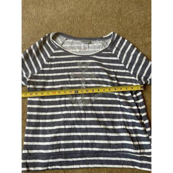 Disney Cruise Line Sweater Women XXG Sparkle Mickey Anchor Light Sweatshirt - Picture 6 of 6